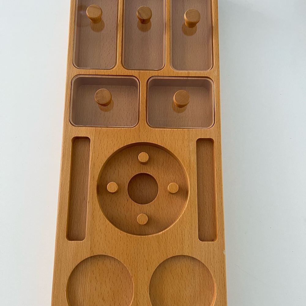 Wooden Organizer Tray - Natural Wood Color